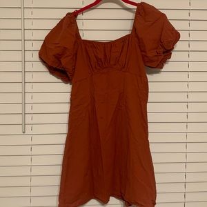 Rust color dress from Altered State.
